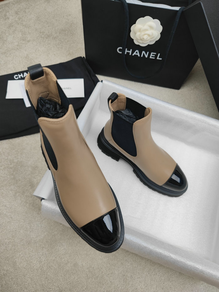 Chanel Leather Boots SNC090827
