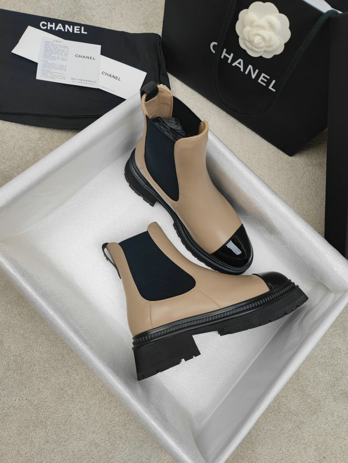 Chanel Leather Boots SNC090827