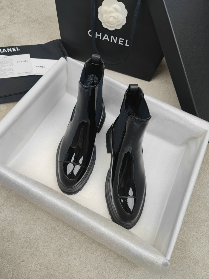 Chanel Leather Boots SNC090828