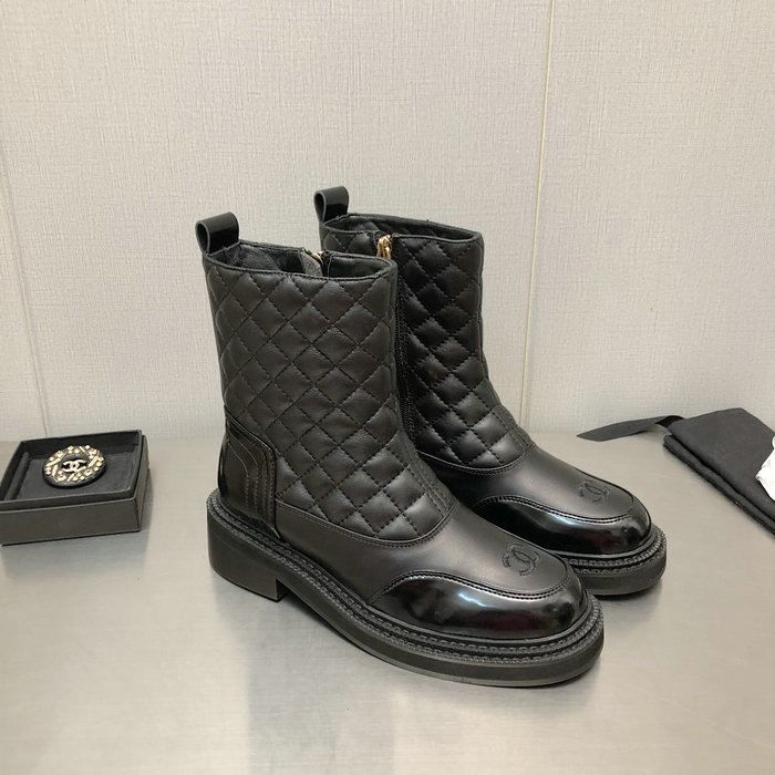 Chanel Leather Boots SNC090831