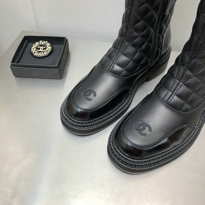 Chanel Leather Boots SNC090831