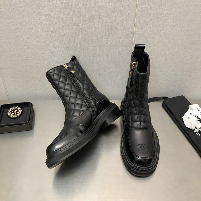 Chanel Leather Boots SNC090831