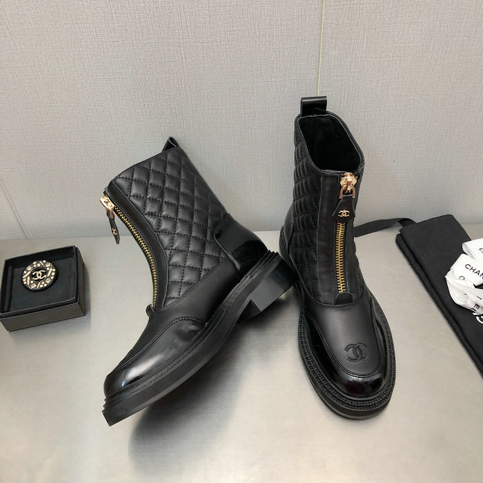 Chanel Leather Boots SNC090832