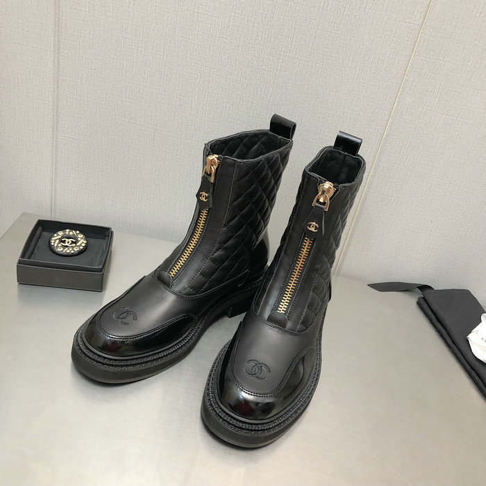 Chanel Leather Boots SNC090832