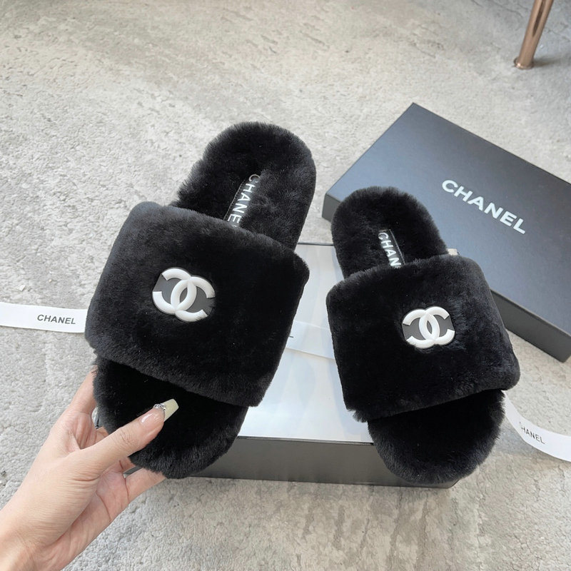 Chanel Wool Slippers SNC091302