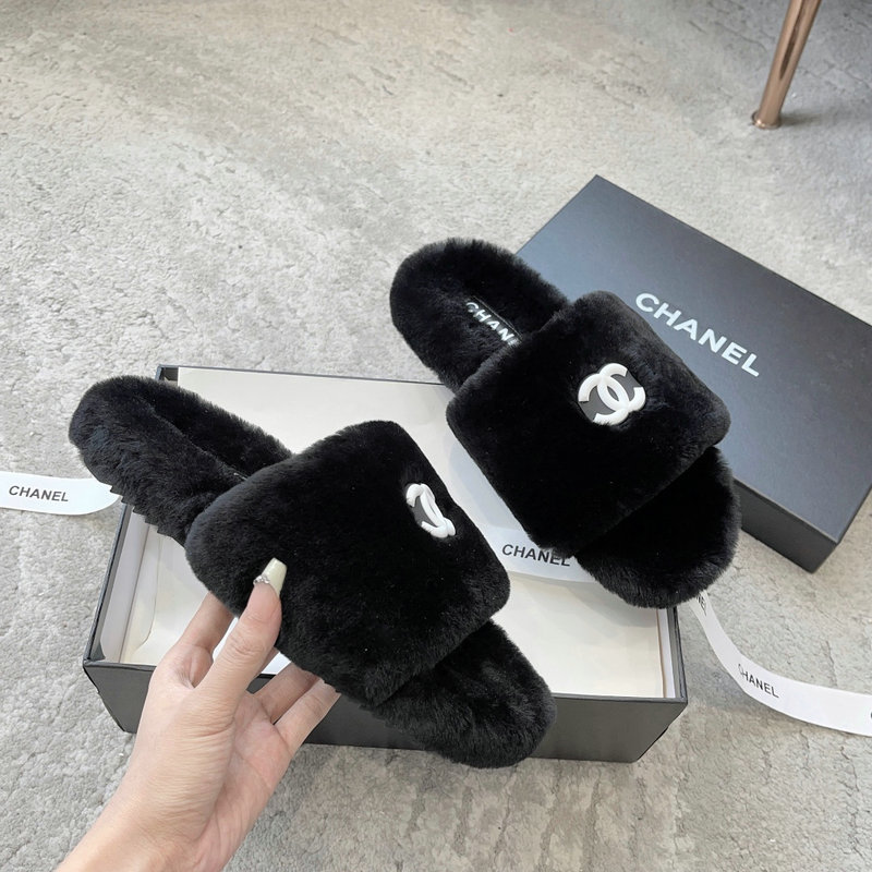 Chanel Wool Slippers SNC091302