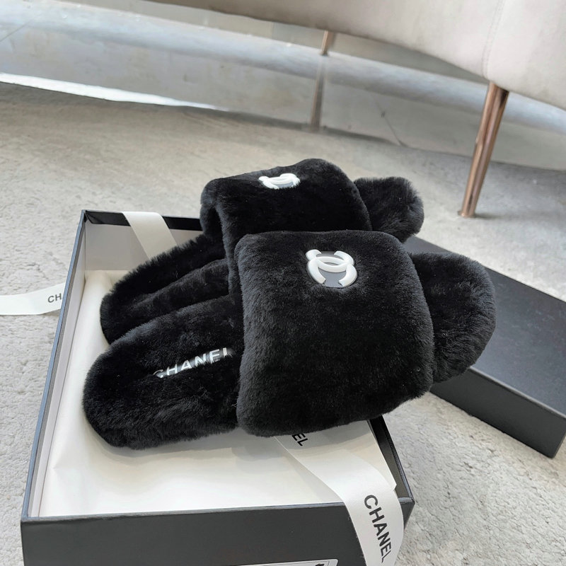 Chanel Wool Slippers SNC091302