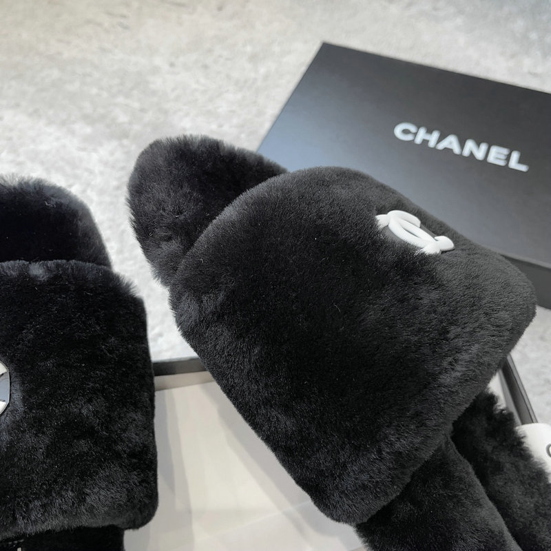 Chanel Wool Slippers SNC091302