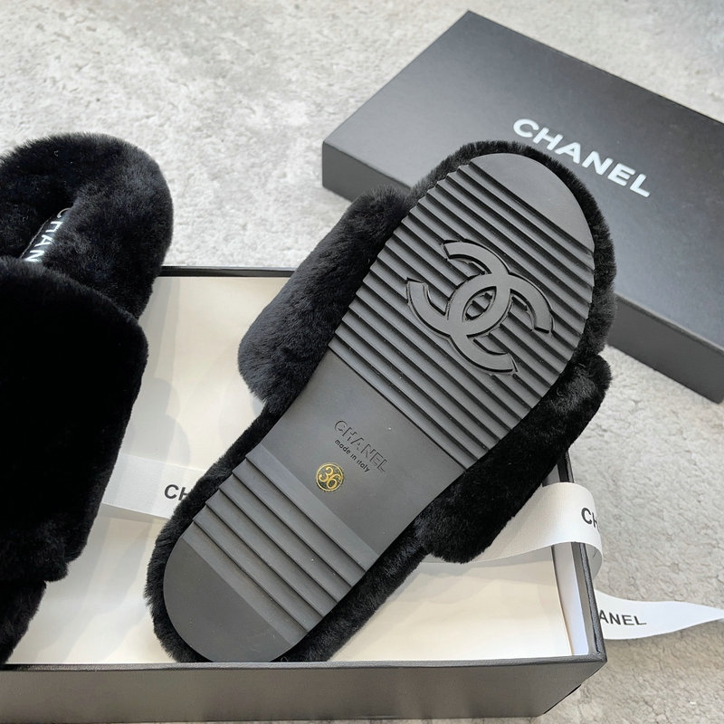 Chanel Wool Slippers SNC091302