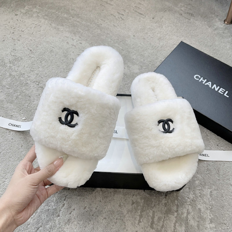 Chanel Wool Slippers SNC091303