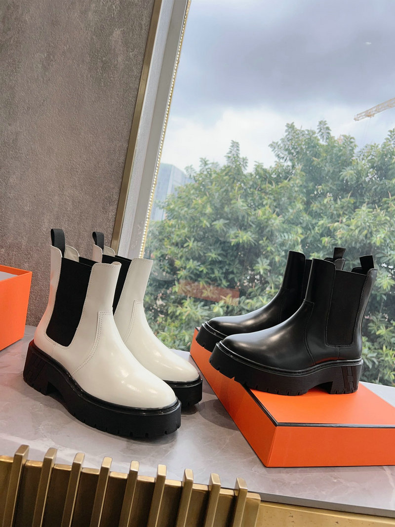 Hermes Leather Boots SNH091302
