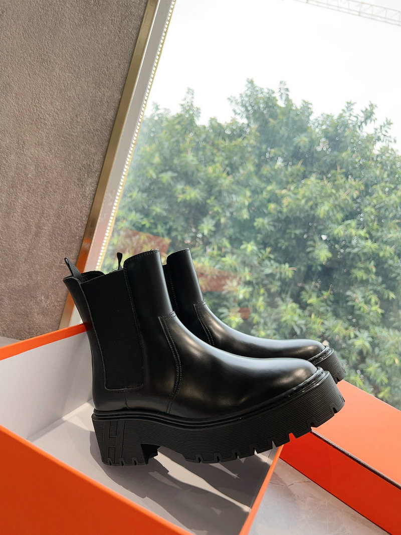 Hermes Leather Boots SNH091302