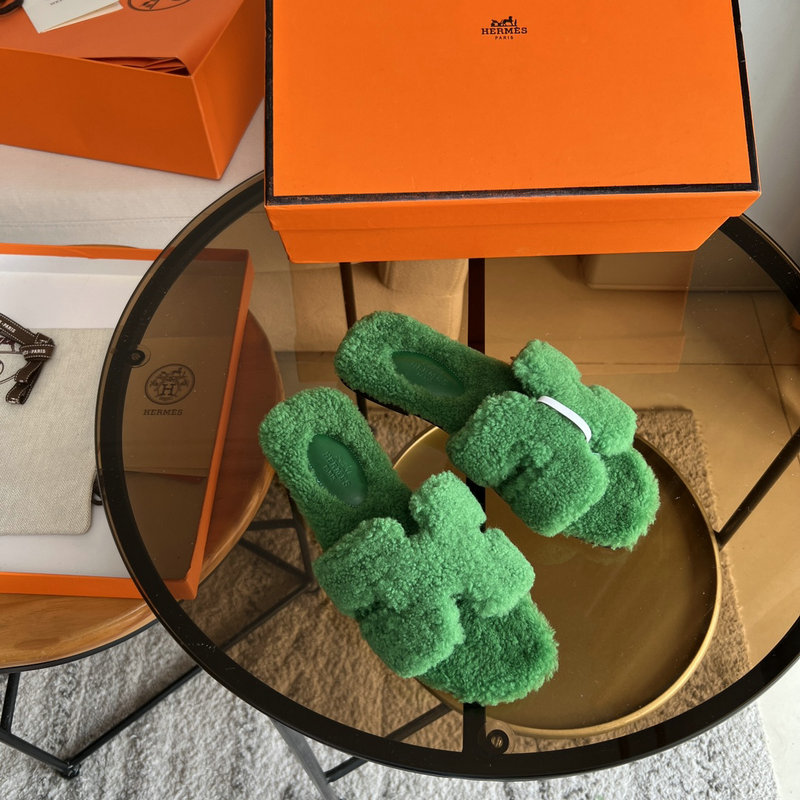 Hermes Wool Slippers SJH091301