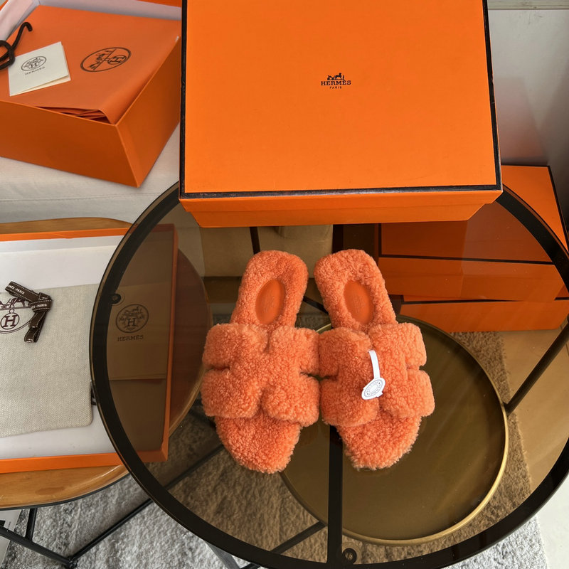 Hermes Wool Slippers SJH091302