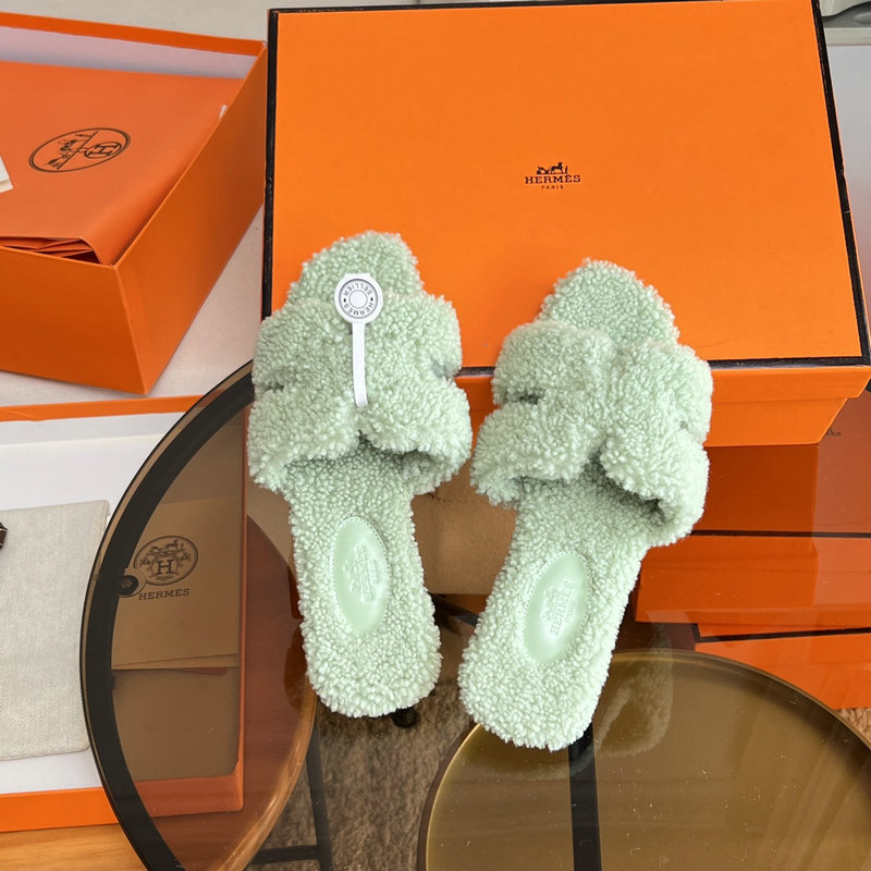 Hermes Wool Slippers SJH091303