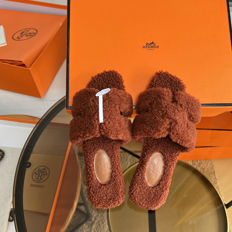 Hermes Wool Slippers SJH091306