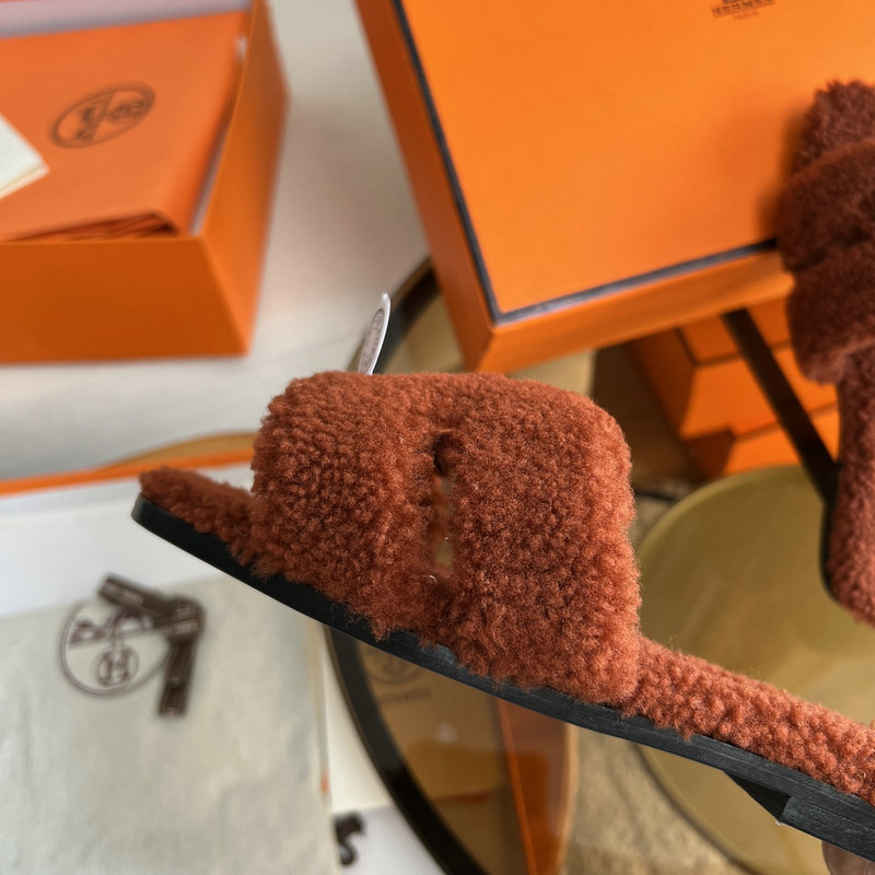 Hermes Wool Slippers SJH091306