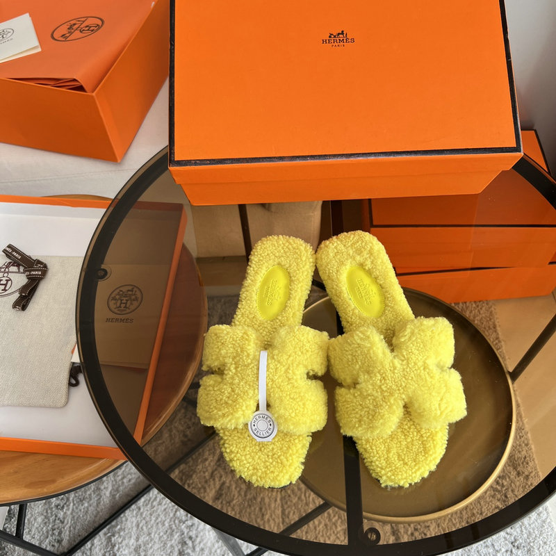 Hermes Wool Slippers SJH091307