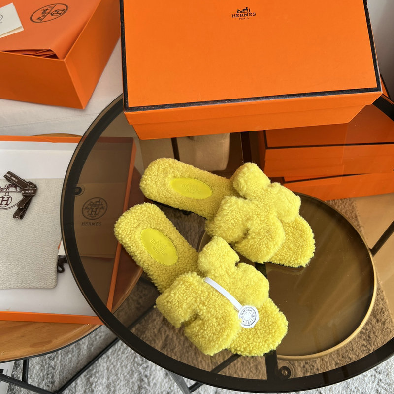 Hermes Wool Slippers SJH091307