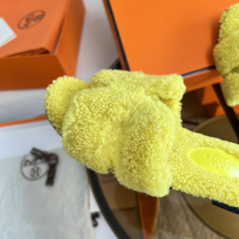 Hermes Wool Slippers SJH091307