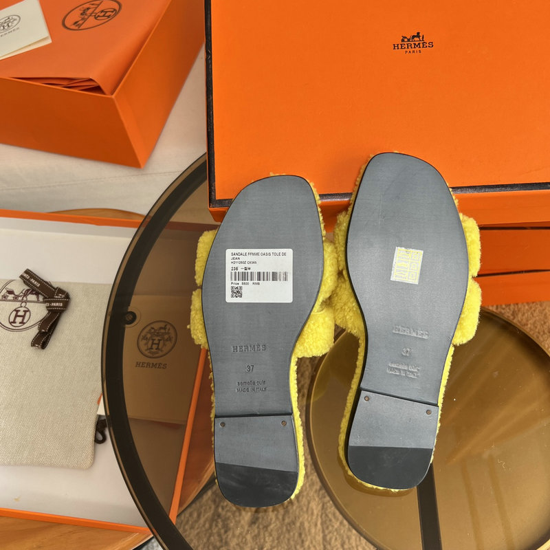 Hermes Wool Slippers SJH091307