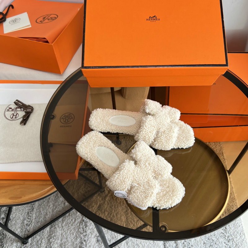 Hermes Wool Slippers SJH091309