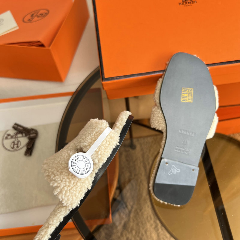 Hermes Wool Slippers SJH091309