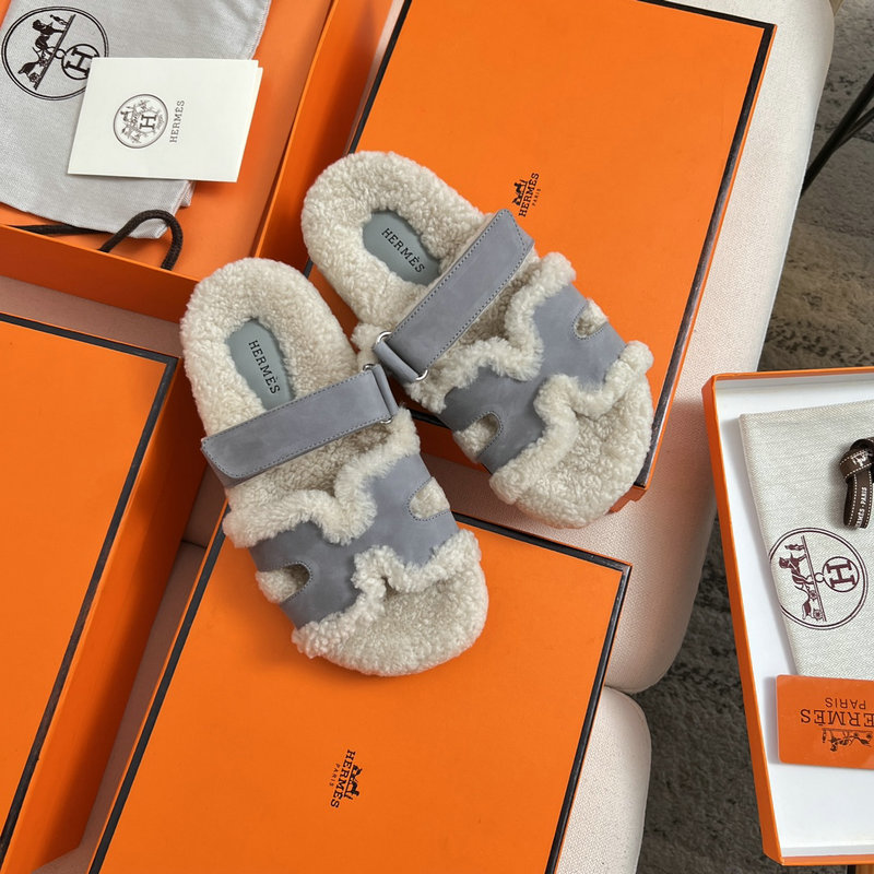 Hermes Wool Slippers SJH091311