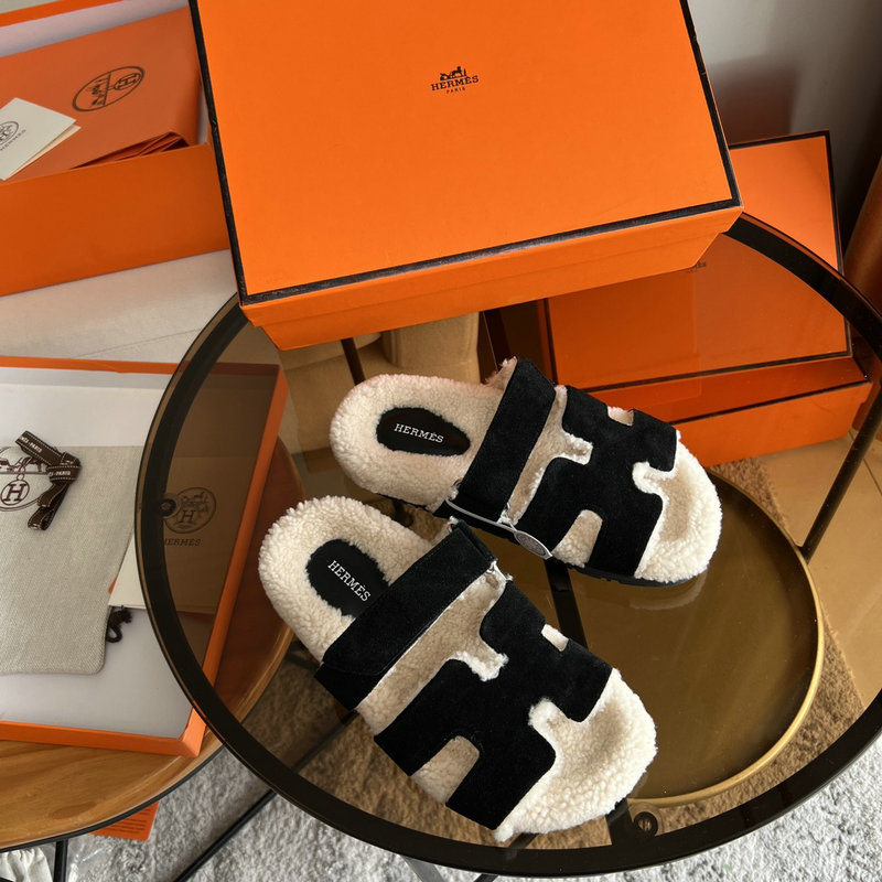 Hermes Wool Slippers SJH091316