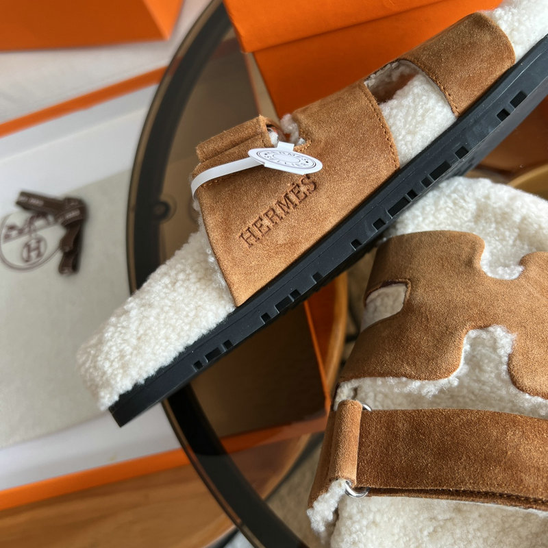 Hermes Wool Slippers SJH091317