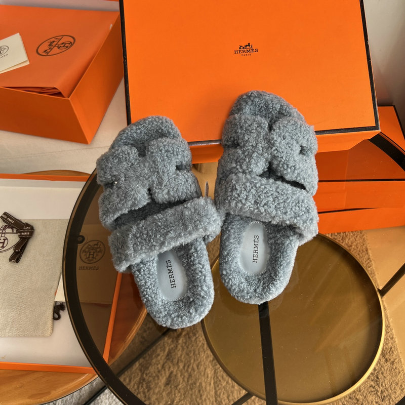 Hermes Wool Slippers SJH091322