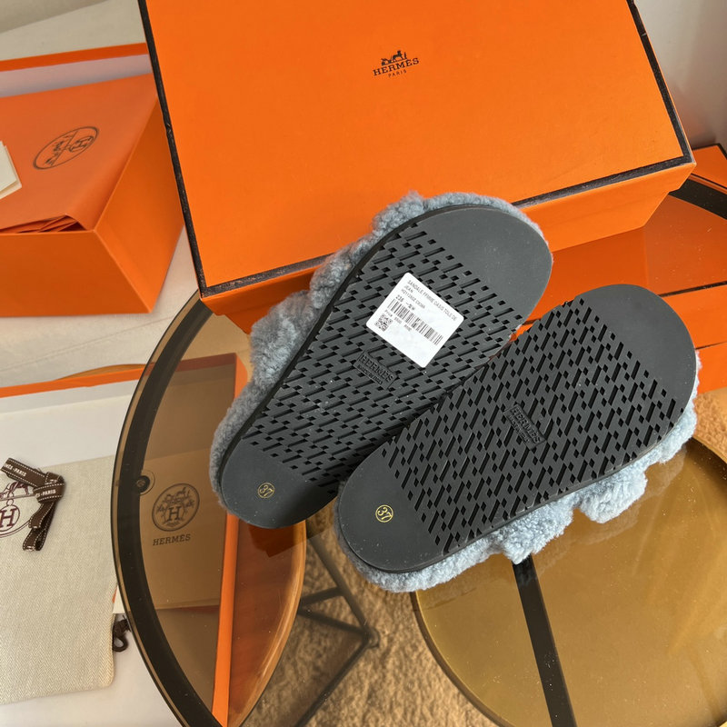 Hermes Wool Slippers SJH091322