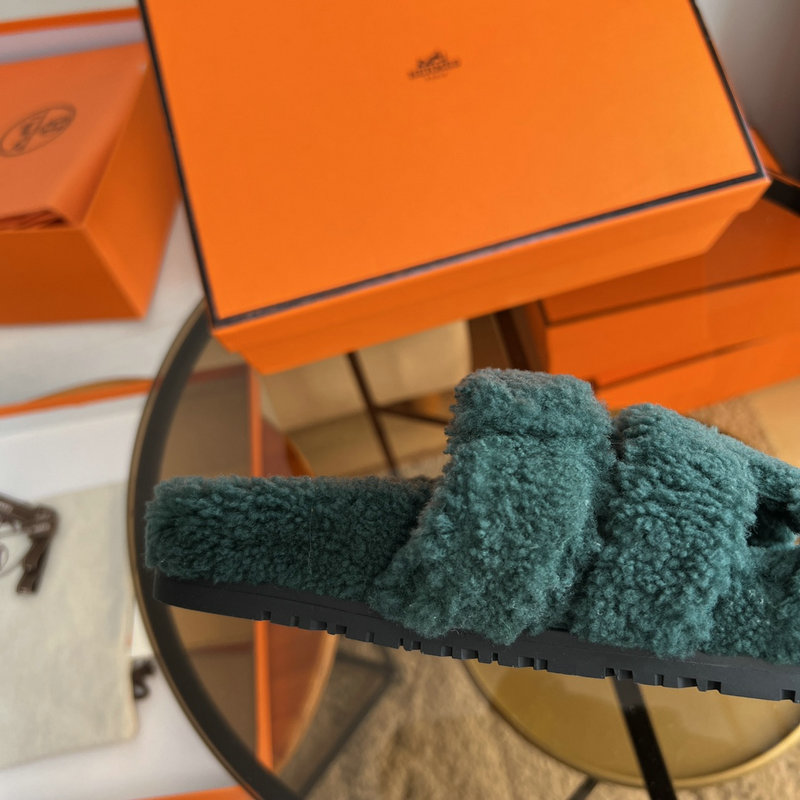 Hermes Wool Slippers SJH091323