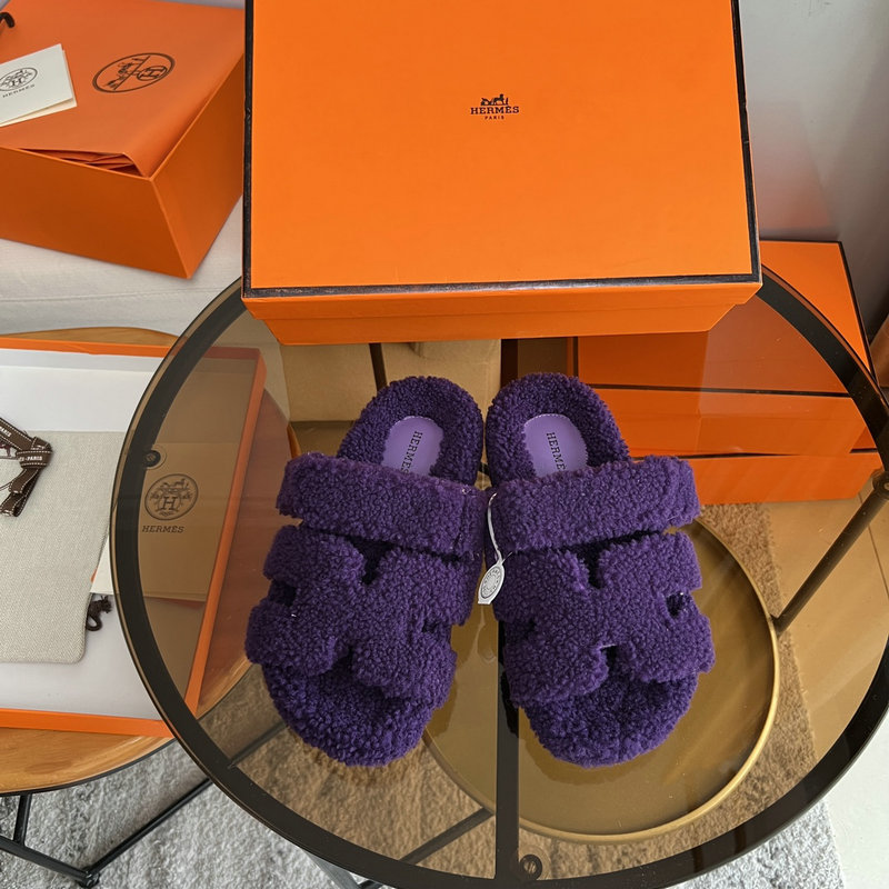 Hermes Wool Slippers SJH091325