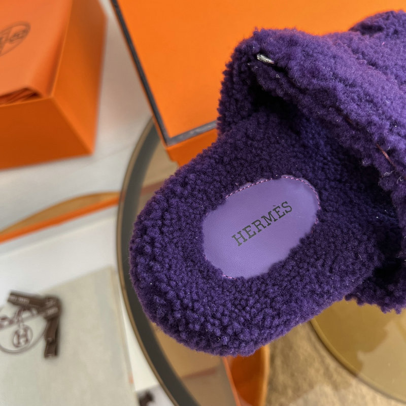 Hermes Wool Slippers SJH091325