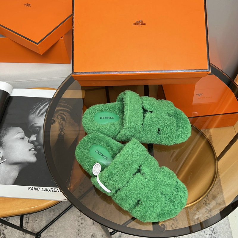 Hermes Wool Slippers SJH091327