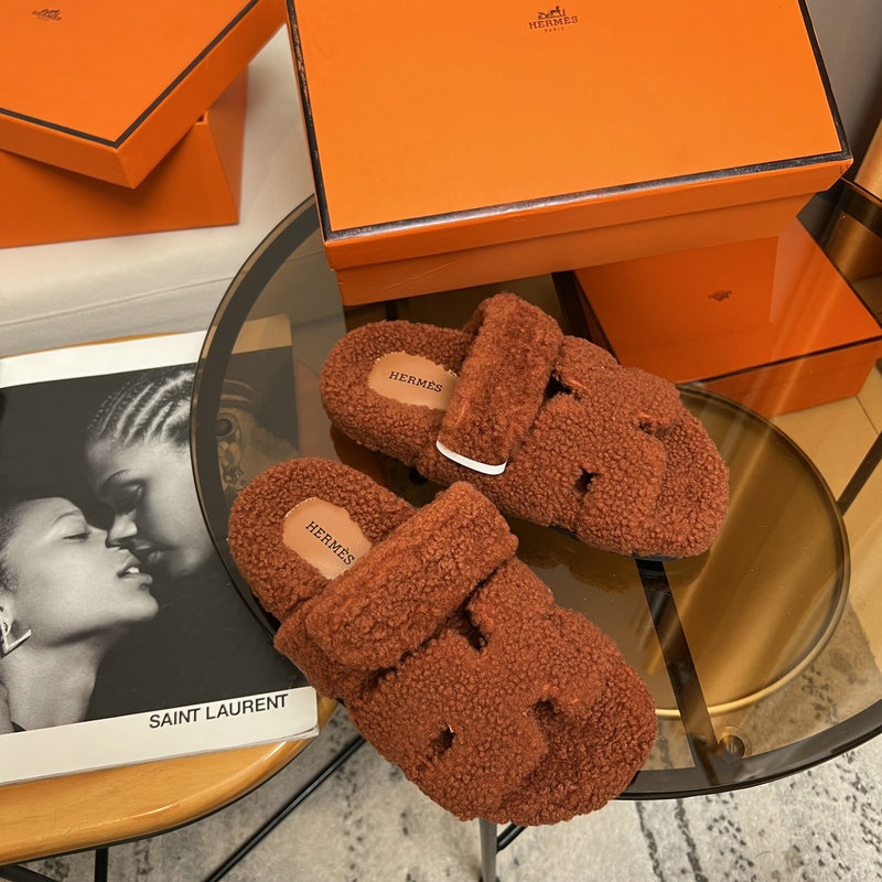 Hermes Wool Slippers SJH091329