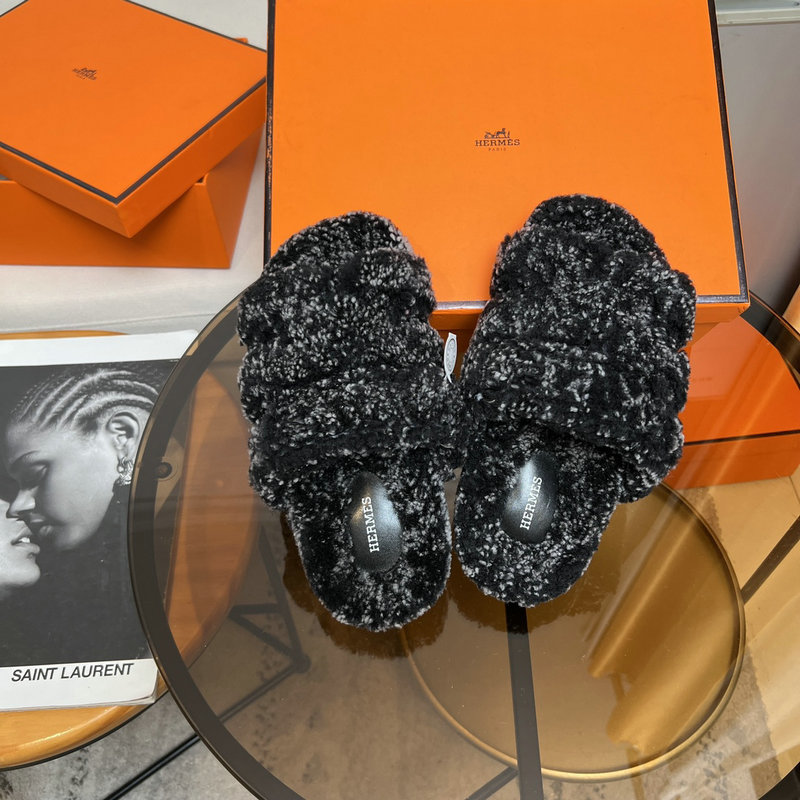 Hermes Wool Slippers SJH091330