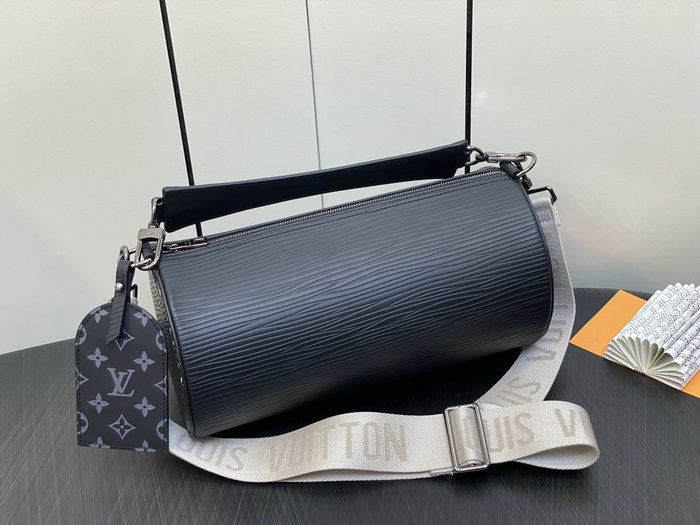 Louis Vuitton Soft Polochon MM Black M23719