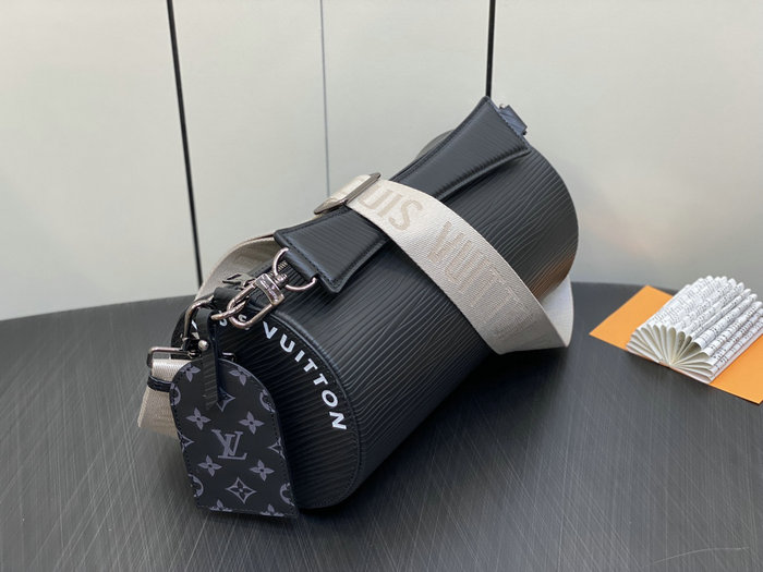 Louis Vuitton Soft Polochon MM Black M23719