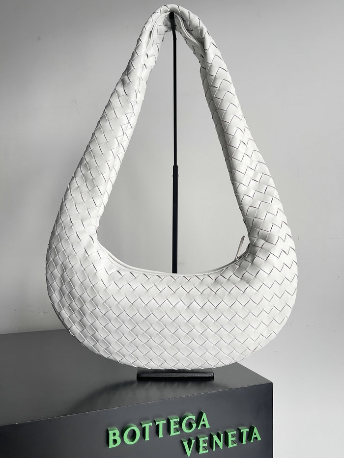 Bottega Veneta Buddy Crossbody Bag White 755618