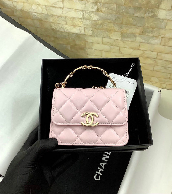 Chanel Clutch with Chain Pink AP2758