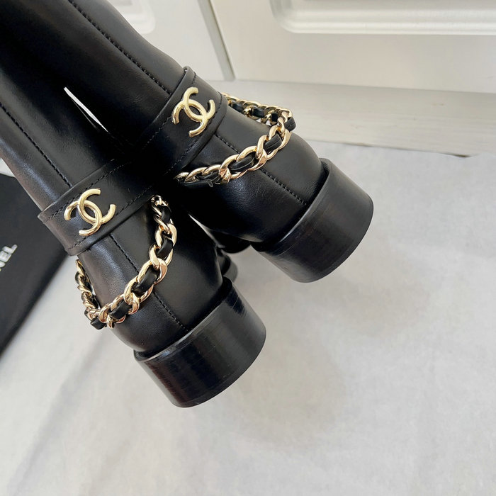 Chanel Leather Boots SDC092401
