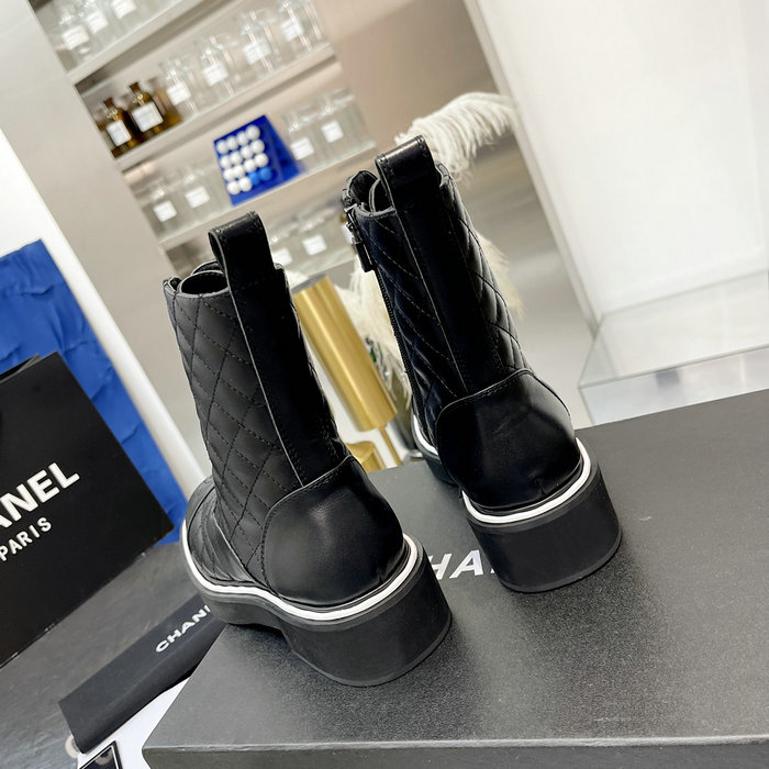 Chanel Leather Boots SDC092402