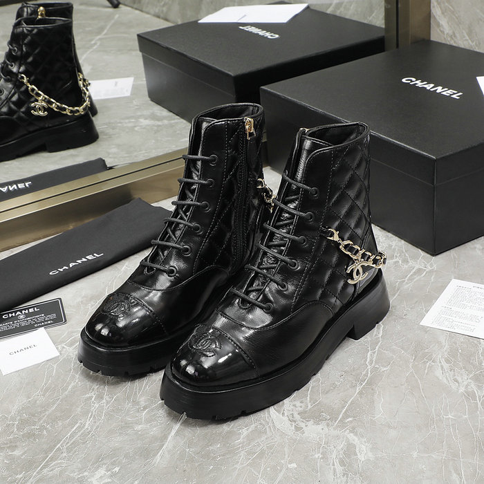 Chanel Leather Boots SDC092403