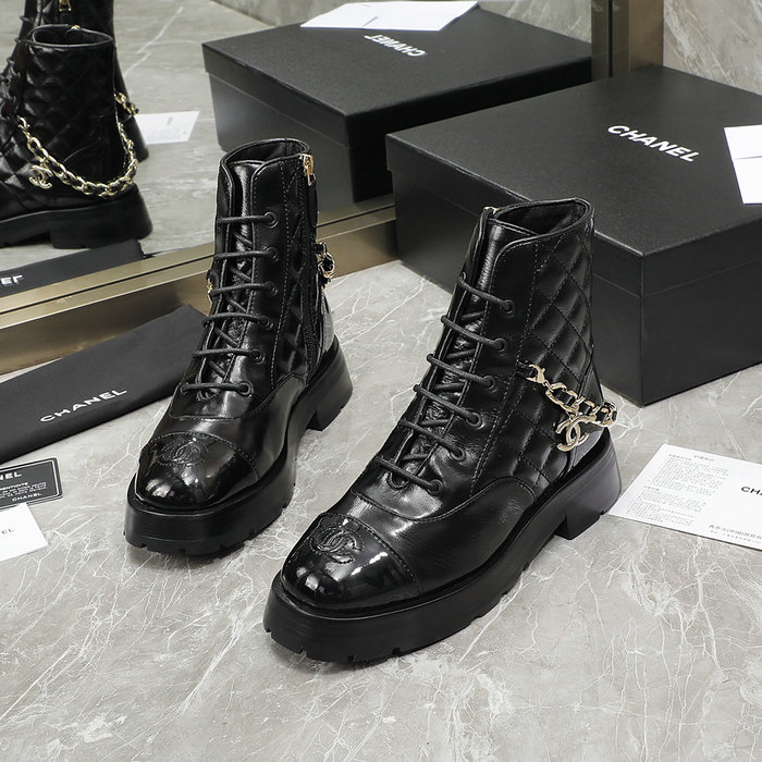 Chanel Leather Boots SDC092403