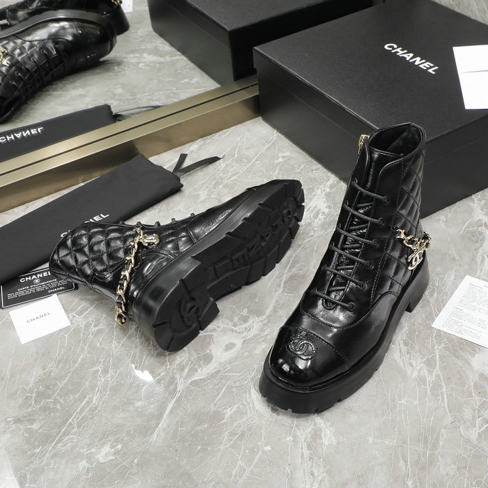 Chanel Leather Boots SDC092403