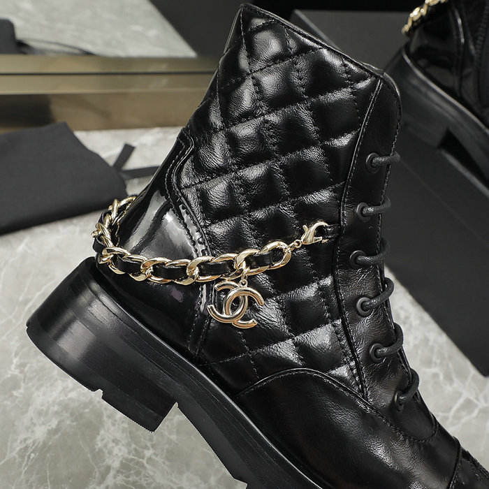 Chanel Leather Boots SDC092403