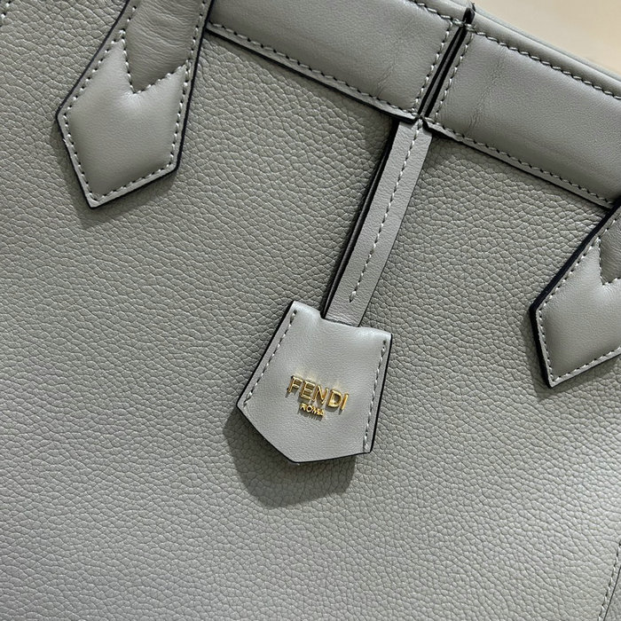 Fendi Medium Origami Bag Grey F8BS082