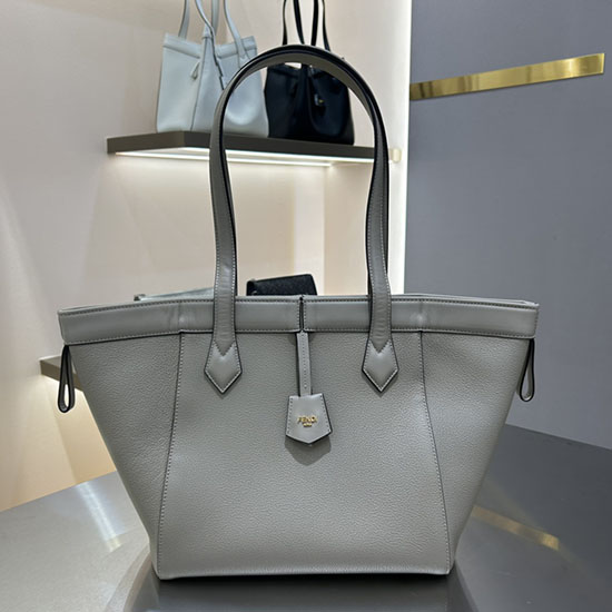 Fendi Medium Origami Bag Grey F8BS082